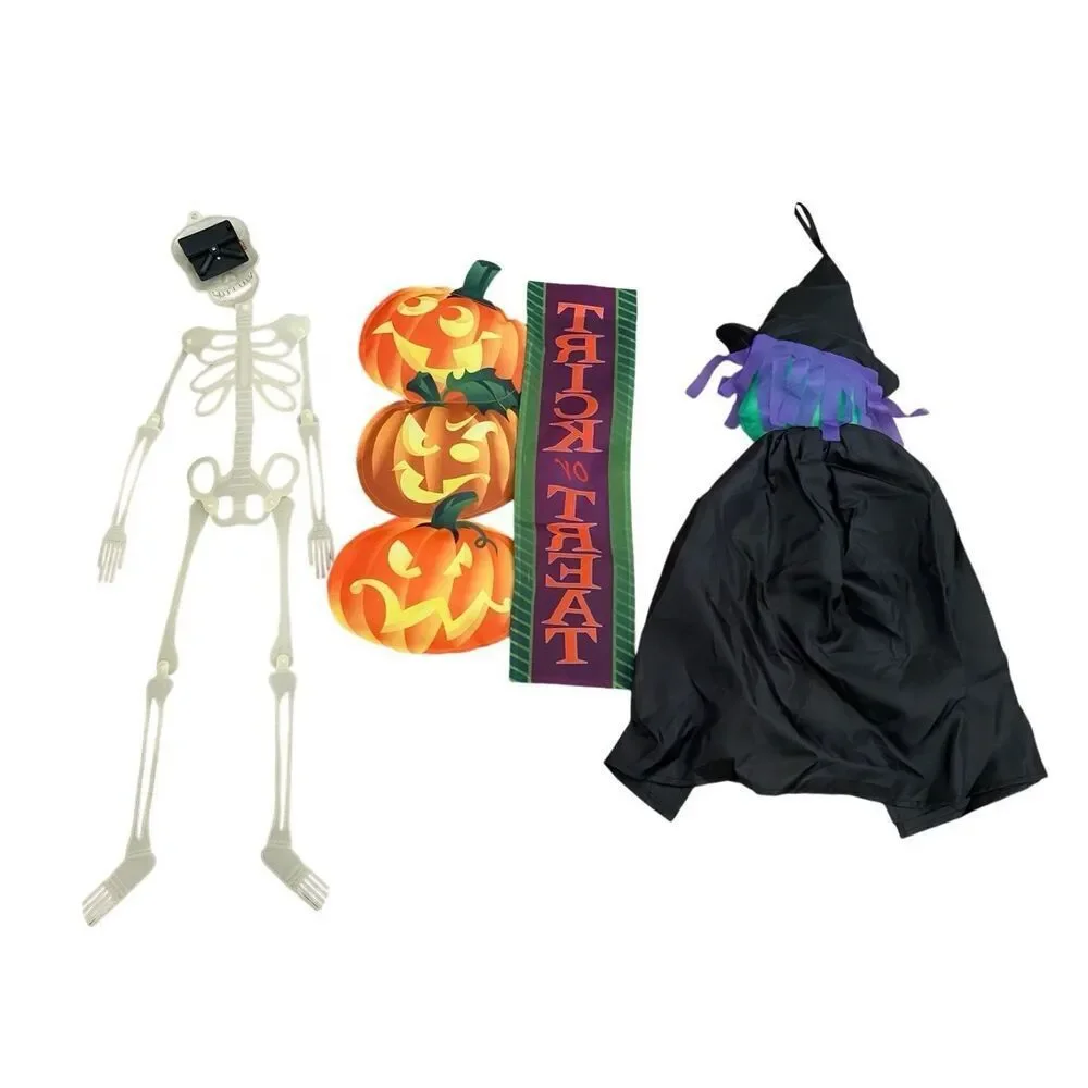 Lot Of 3 Hanging Home Decor Halloween Decorations Goth Gothic Punk